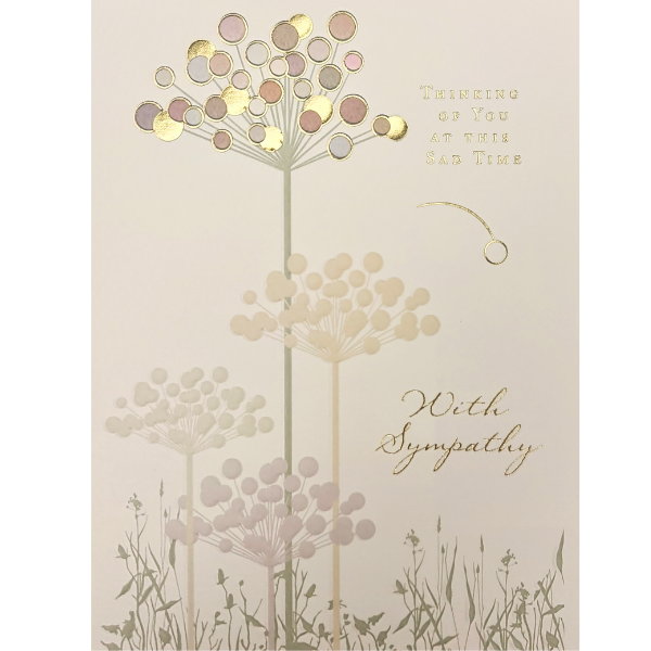 Thinking Of You At This Sad Time Card