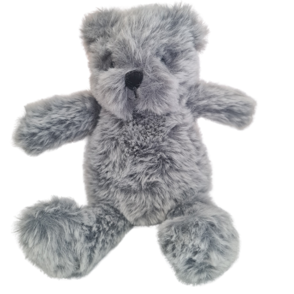 Grey Plush Teddy