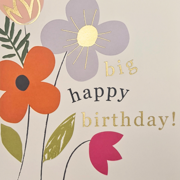 Big Happy Birthday Card