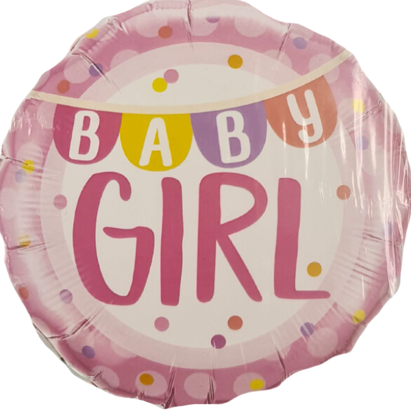 Baby Girl Bunting Balloon