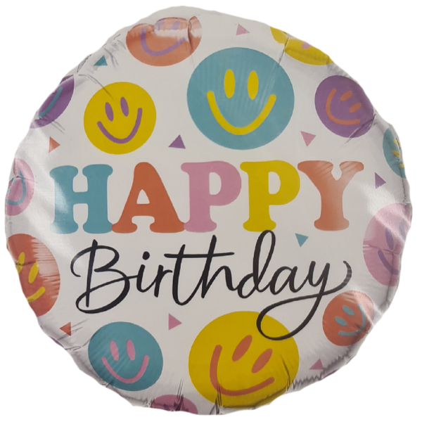 Happy Birthday Smiles Balloon