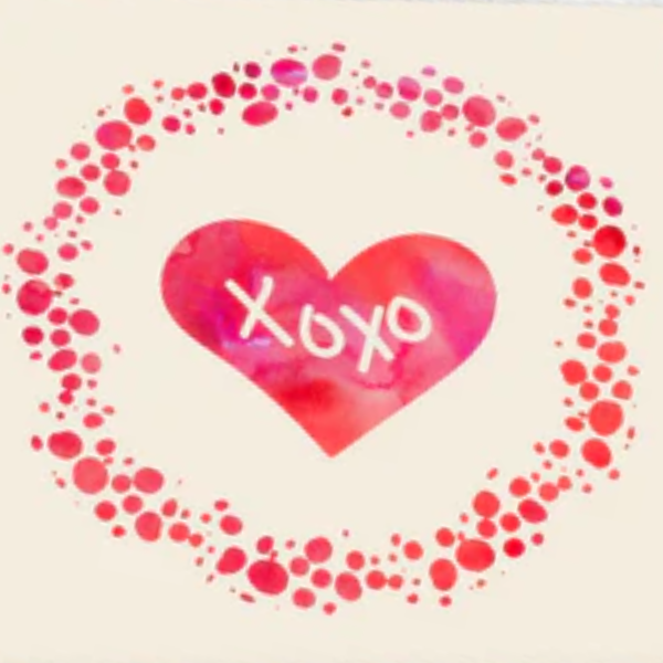 XHeartX Greeting Card