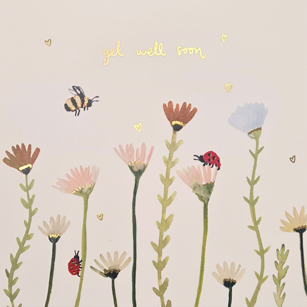 Get Well Soon Bumble Bee Card