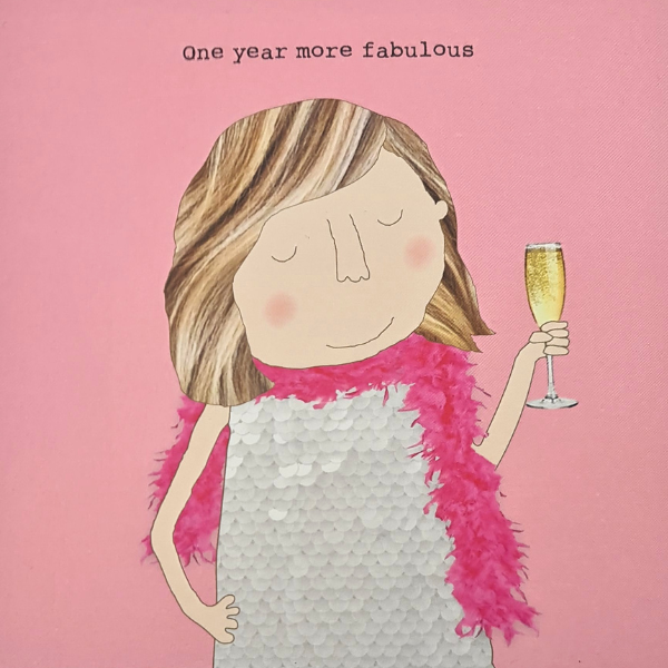 One Year More Fabulous Card