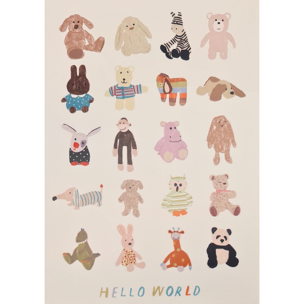 Hello World Greeting Card